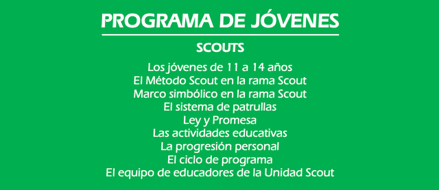Programa rama scout